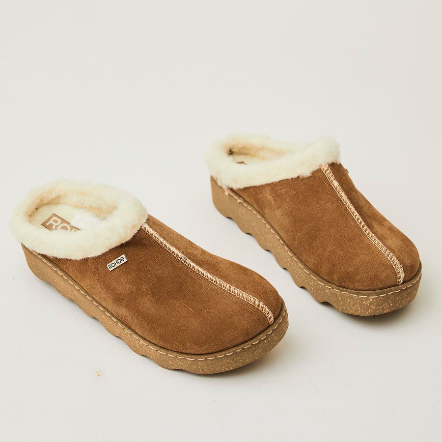 Rohde Tan Suede Slippers - Nozomi