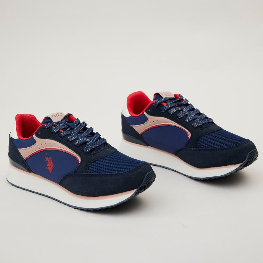 US Polo Navy Trainers - Nozomi