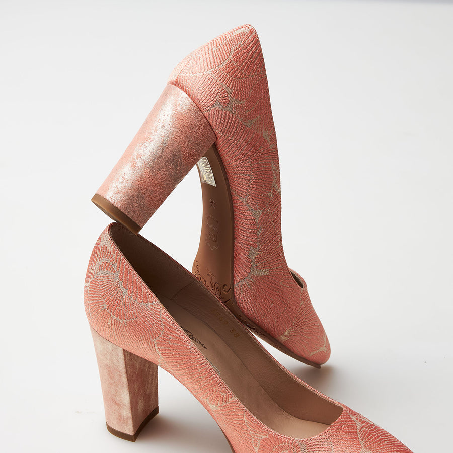 Brenda Zaro Aqua or Pale Coral Court Shoes - nozomishoes.ie