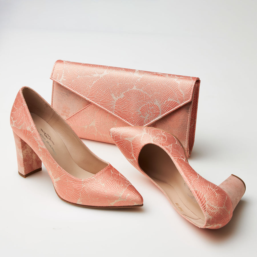 Brenda Zaro Aqua or Pale Coral Court Shoes - nozomishoes.ie