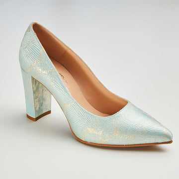 Brenda Zaro Aqua or Pale Coral Court Shoes - nozomishoes.ie